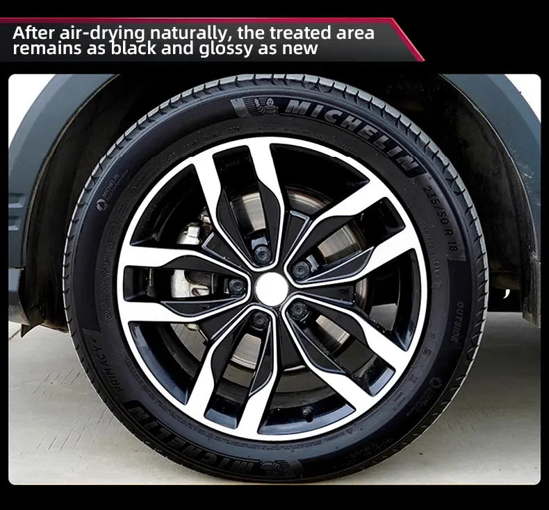 150g Tire Shine & Retread Wax - Durable Anti-Aging Gloss Enhancer for Car Tires, Blackening Care Agent