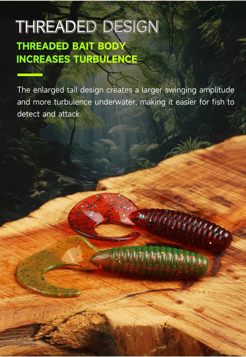 Supercontinent New Soft Bait Angry Spin 25mm 35mm 45mm Fishing Lures Plastic Silicone Worm Moggot Grub Lure Sinking Lures