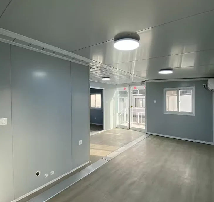 Expanderbart containerhus modulärt prefabricerat