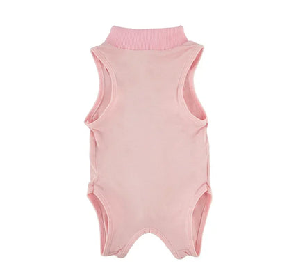 Soft Cat Recovery Vest Anti Licking Kitten Surgery Suit Pet Sterilization Jumpsuit Comfortable Weaning Clothes for Daily Care