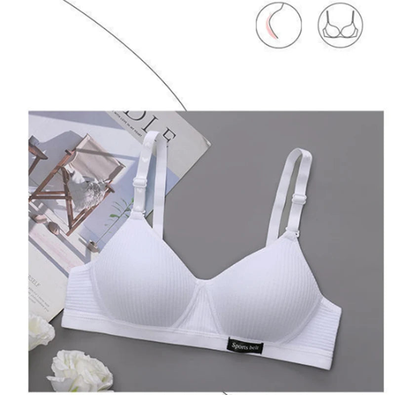 New-Seamless Bras For Women Small Chest 3/4 Cup Non-Wire Bra Push Up Bra Female Support Underwear Lingerie Intimates