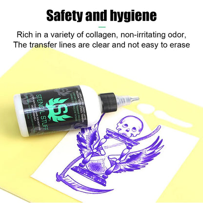 250/120/30ml Tattoo Transfer Gel Thermal Stencil Copier Tattoo Transfer Stuff Solution Cream Easy Tattoo Pattern Transfer Cream