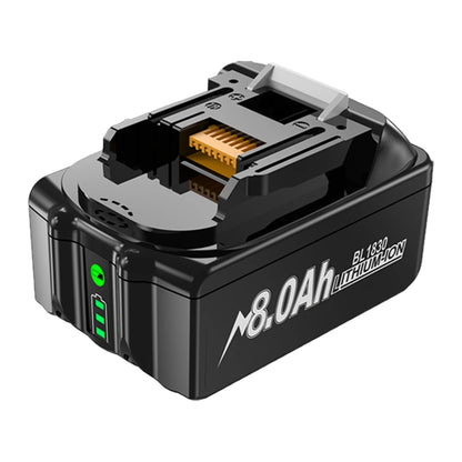 For Makita BL1830 Battery 18V 8000mAh Battery BL1830 BL1815 BL1860 BL1840 Tool Rechargeable Battery With 6A Charger