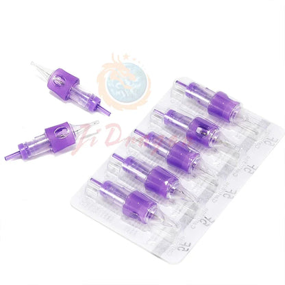 20pcs Professional Universal Tattoo Cartridge Needle Set Round Liner 0.18mm1RL Permanent Makeup Eyebrow Tattoo Machine Supplies