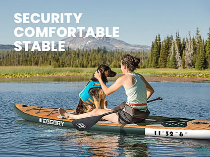 EGGORY 11FT Uppblåsbar SUP-bräda – 335×81×15 cm, Max 150 kg, Komplett Set