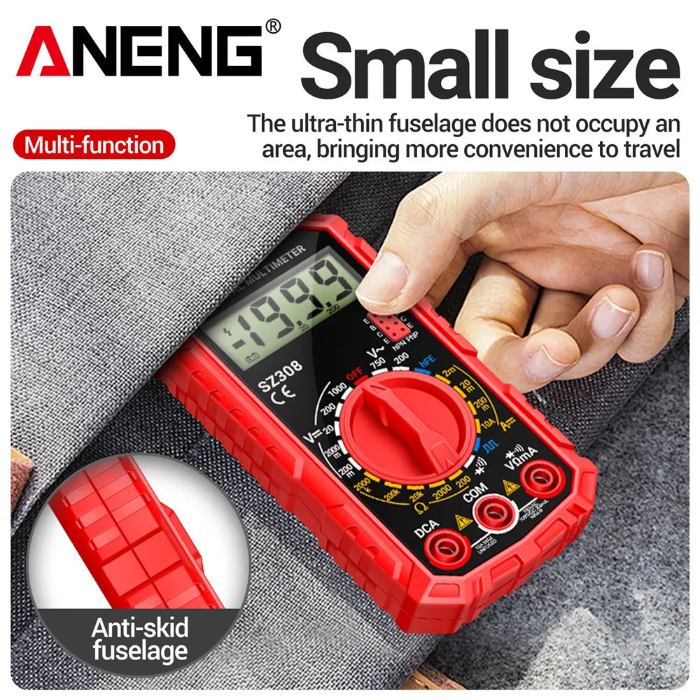 ANENG SZ308 digital multimeter med VD802-spänningspenna