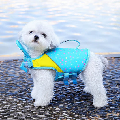 Big Dog Life Jacket with Removable Front Float Hand-Held Pet Life Vests Outdoor Training Swimming Clothes for Medium Large Dogs