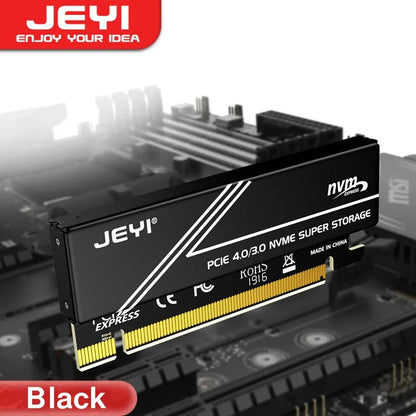 M.2 NVMe till PCIe x16-adapter med kylfläns – JEYI