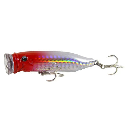 1Pcs Fishing Lures 7cm/9.4g Popper Bait 2024 New Topwater Plastic Artificial Hard Bait Crankbait Wobblers Perch Fishing Tackle
