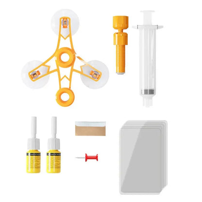 Reparationssats för Bilruta och Mobilskärm – DIY-kit för Hål och Sprickor med UV-lim