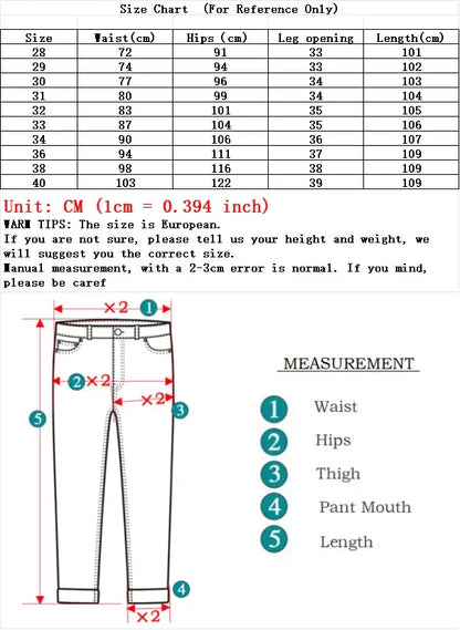 Brand Men Jean Warm Autumn Winter Loose Straight Jeans Male Casual Fleece Lined Thickened Denim Pant Elastic Waist High Trousers