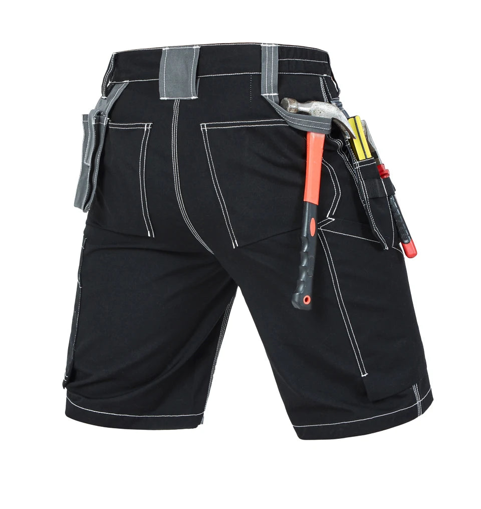 Men's durable multi-pocket work pants cargo work shorts workwear for Men