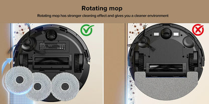 Lubluelu S1000 Robotdammsugare och Mopp med All-in-One-station