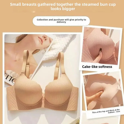 2026 New Push Up Bra for Small Chest  Ultra Thick 6CM Padded No Steel Ring Comfortable & Sexy Lift Lingerie for Flat Chest Women