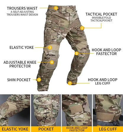 Tactical Pants Gen3 Combat Pant Men's Flex Stretch Work Cargo Pants Casual Trouser Outdoor Sport Training Trekking Hiking Pants