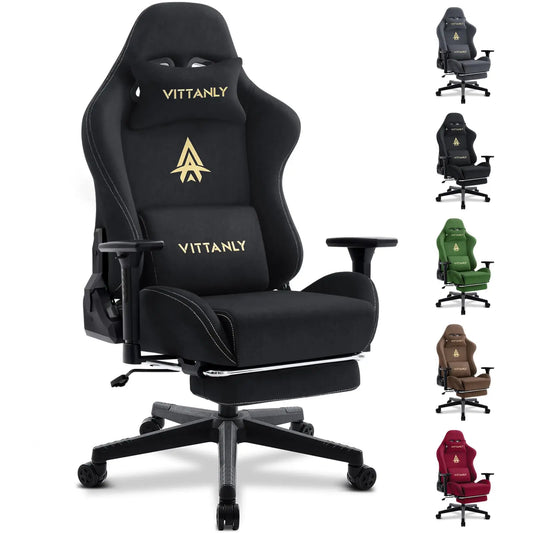 Vittanly kontorsstol och gamingstol med ställbar höjd och armstöd