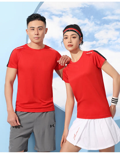 Sport T-shirt med Eget Tryck – Quick Dry, Kortärm, Unisex | S–4XL