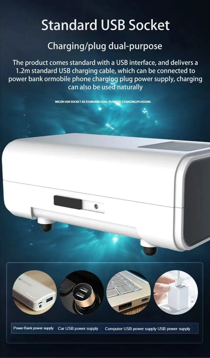 Fish Tank Oxygen Pump Charging Dual-Purpose Air Pump Usb Lithium Battery Household Portable Silent Fishing Tool Outdoor
