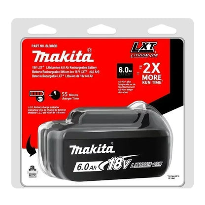 Makita 18V 6.0Ah batteri med laddare för Makita 18V elverktyg