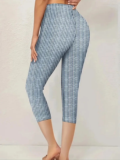 5134 Women'S Three-Quarter Leggings with Printed Design