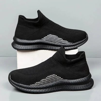Herr-sneakers för löpning & träning – Andningsbara, lätta, storlek 39–47, 3 färger