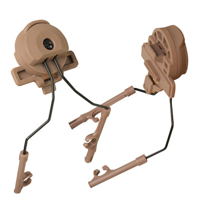 BOOIU Tactical Headset Bracket Wendy Helmet Earphone Buckle Stand ARC Rail Adapter Mount Comtac II Noise Cancelling Headset