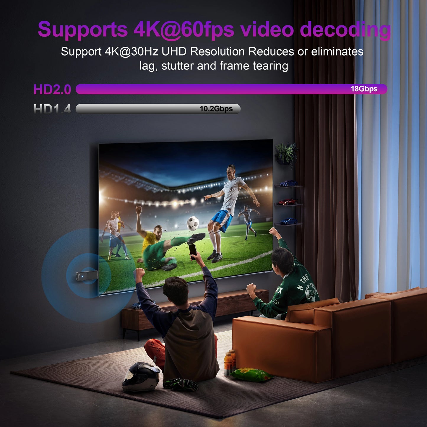 2026 Android 14.0 TV Stick Kowankit K98D1 TV Box 4K HDR RK3518 Wifi6 BT5.0 2.4G 5G Smart TV BOX Voice Remote Set TOP Box