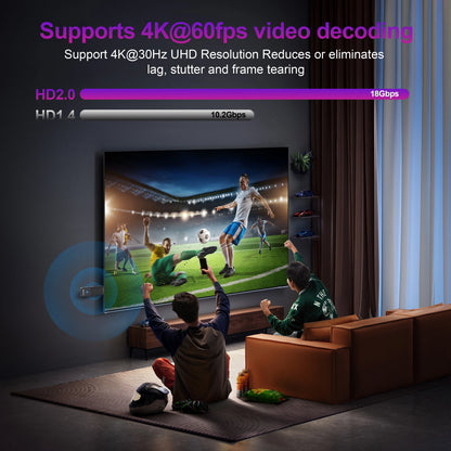 2026 Android 14.0 TV Stick Kowankit K98D1 TV Box 4K HDR RK3518 Wifi6 BT5.0 2.4G 5G Smart TV BOX Voice Remote Set TOP Box
