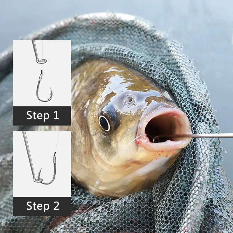 Fiskekrokborttagare 2-pack – Rostfritt Stål med Silikonhandtag