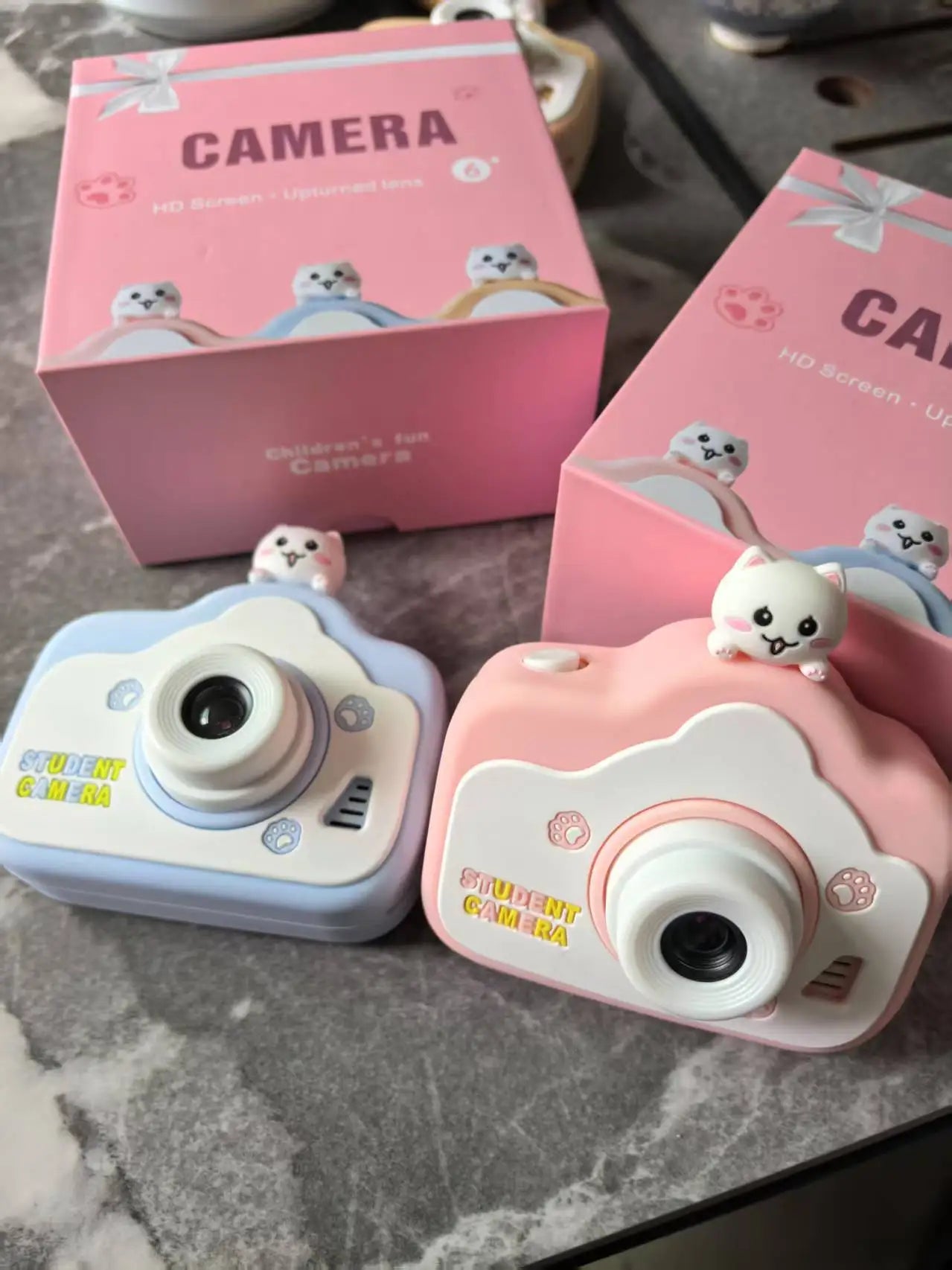 Super Cute Children Camera Kids Educational Toy Children Baby Birthday Digital Camera 1080P Video Camera With Free Gift For Girl