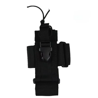 Justerbar radioficka med MOLLE-fäste för walkie-talkie