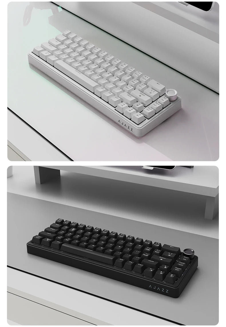AJAZZ AK690 mekaniskt USB-tangentbord med 68 tangenter – engelsk layout