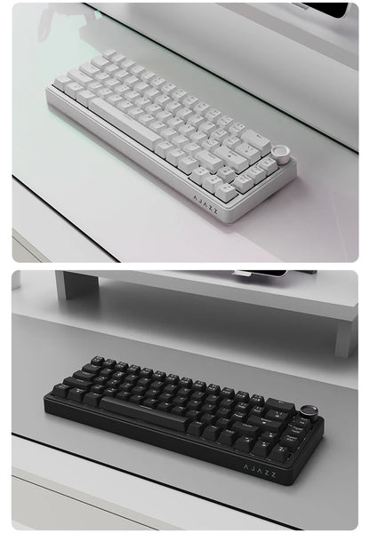 AJAZZ AK690 mekaniskt USB-tangentbord med 68 tangenter – engelsk layout