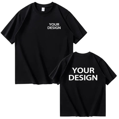 T-shirt i Bomull med Eget Tryck & Logotyp – Unisex, Lös Passform | XS–4XL