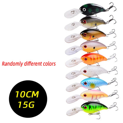 3/5/8PCS Fishing Lures Kit Minnow Popper Baits with Hooks Saltwater Freshwater Trout Bass Salmon Swimbait Fishing Accessories