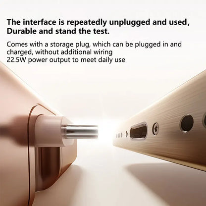 Lenovo 500000mAh Mini Power Bank 225W Fast Charging USB C Portable Charger for iPhone 16 15 Android Phones and Travel Use
