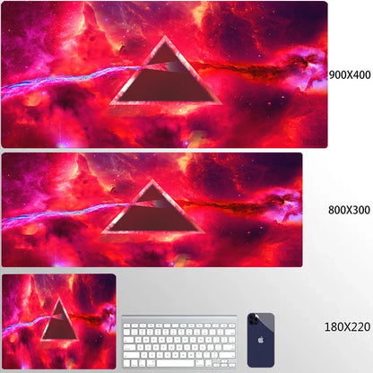900x400 Geometric Art Large Gaming Mouse Pad Gamer Big Mouse Mat Computer Gaming Locking Edge MousePad Keyboard Desk Mice Pads