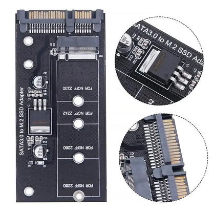 M.2 SATA/NGFF till SATA III-adapter – 6 Gbit/s