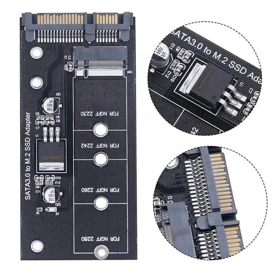 M.2 SATA/NGFF till SATA III-adapter – 6 Gbit/s