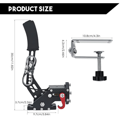 2-in-1 USB Handbrake ,64-bit USB handbrake for Racing Games Steering Wheel Stand G27 G29 G920 PC Supports PC Windows System