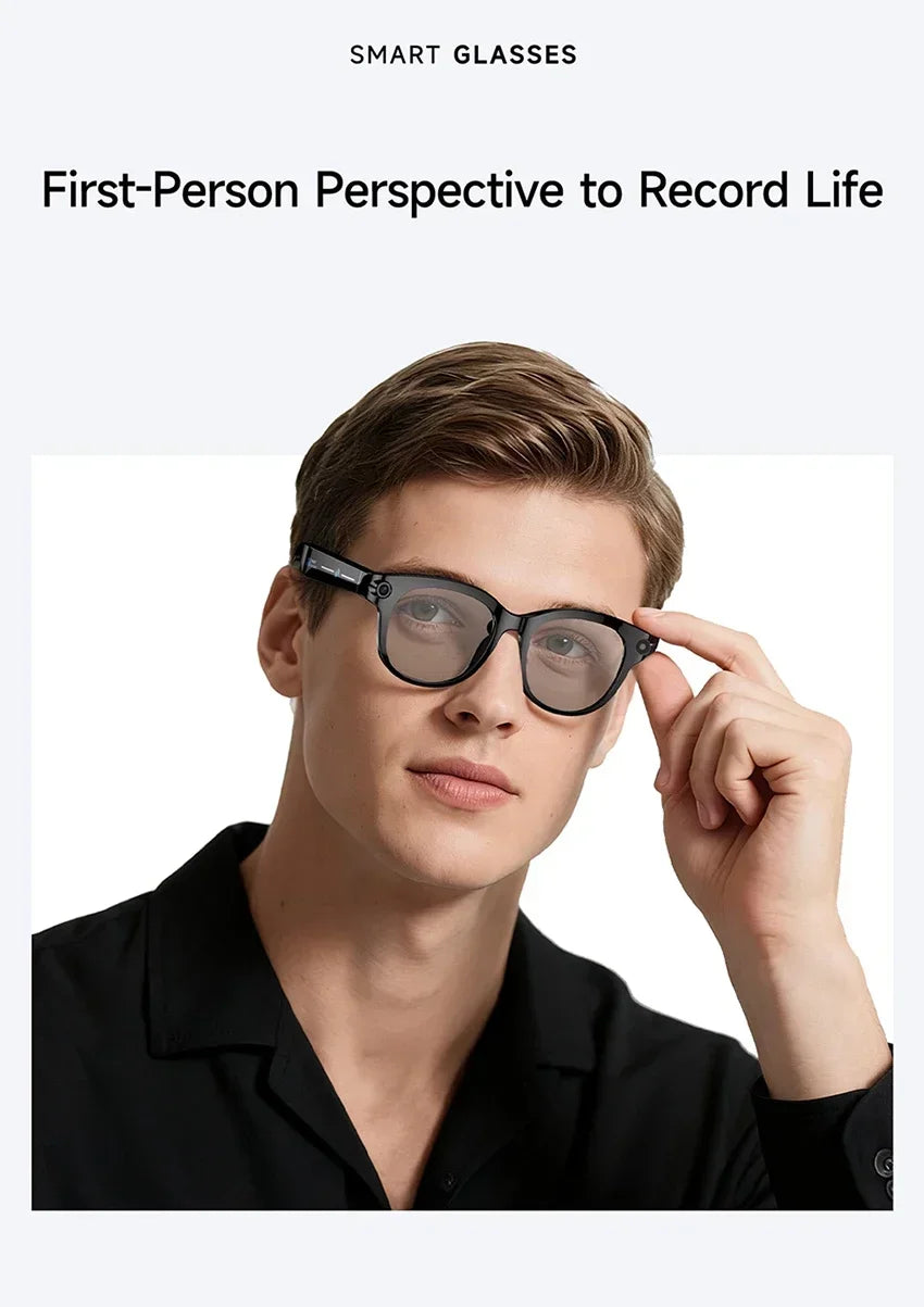 Xiaomi Smart AI Glasses 800W Shooting Camera HD Photo Video Voice Call Translation Waterproof Bluetooth AI Motorcycle Glasses