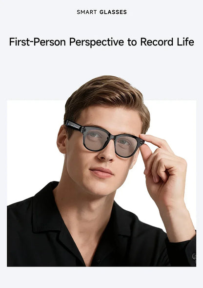 Xiaomi Smart AI Glasses 800W Shooting Camera HD Photo Video Voice Call Translation Waterproof Bluetooth AI Motorcycle Glasses