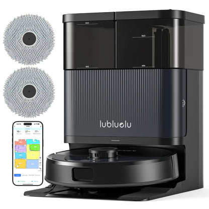Lubluelu S1000 Robotdammsugare och Mopp med All-in-One-station