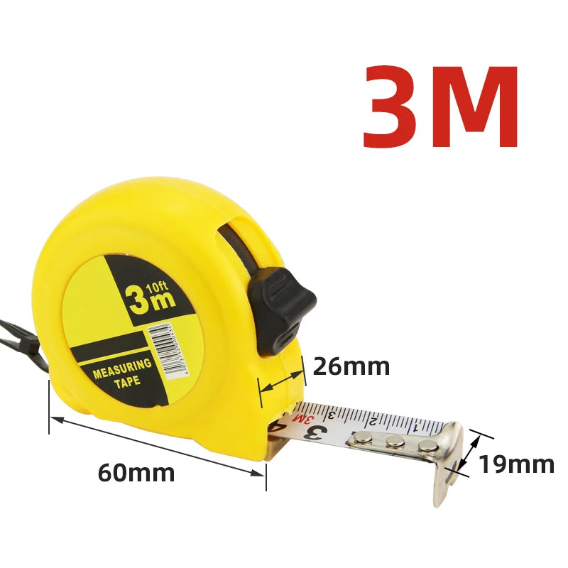 Tooleye måttband i stål, 2, 3 eller 5 meter