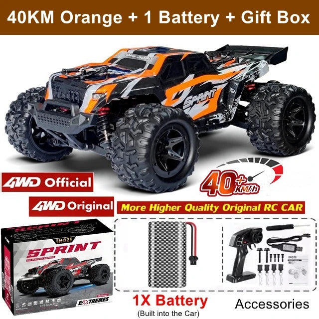 4WD radiostyrd bil i skala 1:16 med 4 kanaler