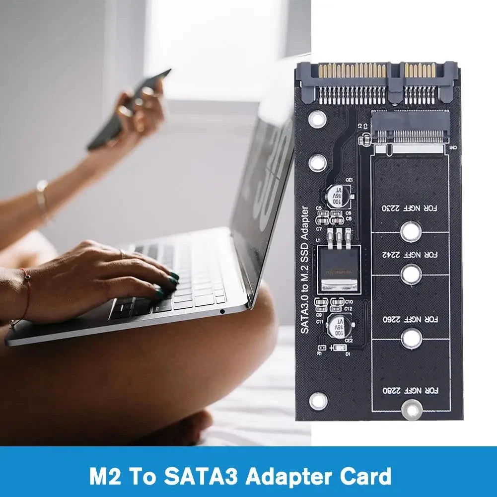 M.2 SATA/NGFF till SATA III-adapter – 6 Gbit/s