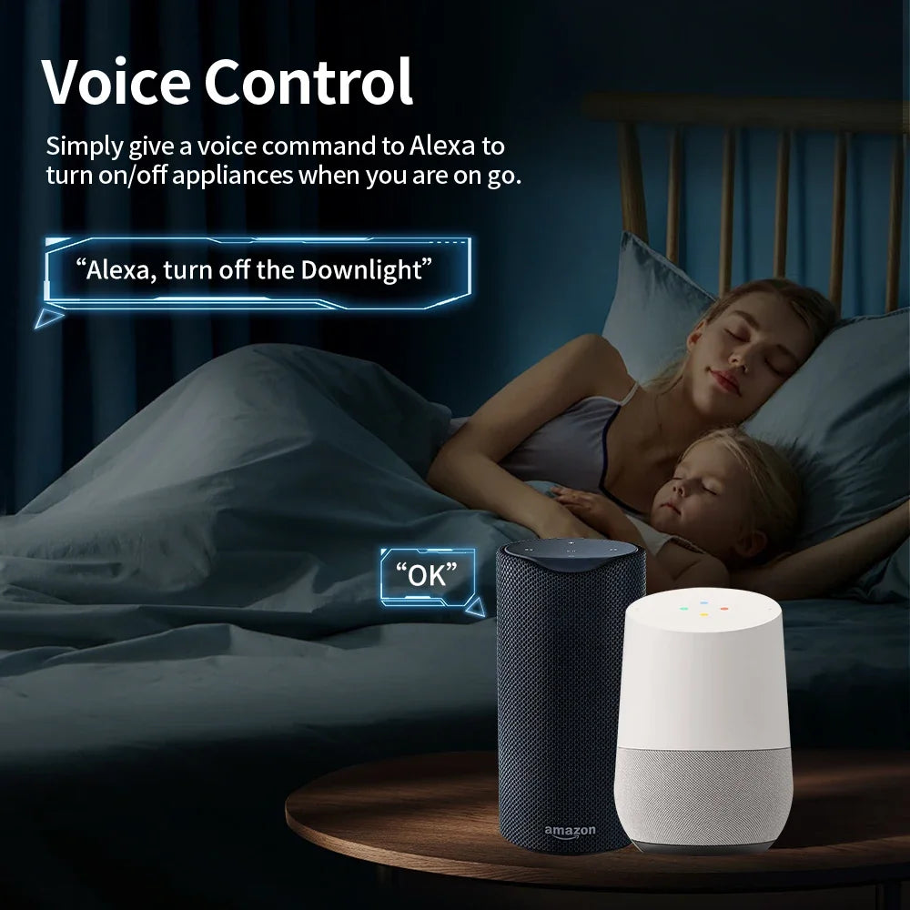 TNCE Tuya Smart Plug WiFi/Zigbee3.0 Socket 16A/20A Power Monitor Remote Control Smart Life APP Remote Control Voice Contr Alexa