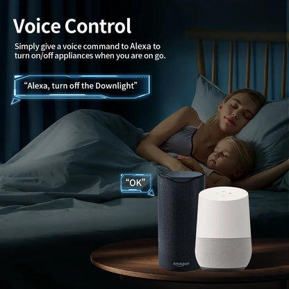 TNCE Tuya Smart Plug WiFi/Zigbee3.0 Socket 16A/20A Power Monitor Remote Control Smart Life APP Remote Control Voice Contr Alexa