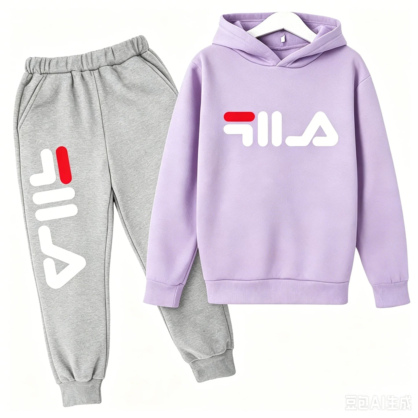 2025 Spring and Autumn Children's Boys and Girls Casual Sports Top + Pants 2-piece Girl Suit 3-14 Years Old Outdoor Jogging Suit