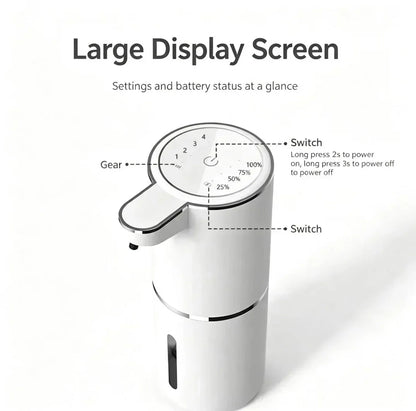 Automatic Liquid/Foma Soap Dispenser, Touchless Electric Dispenser, USB Rechargeable with Infrared Sensor for Bathroom,Kitchen